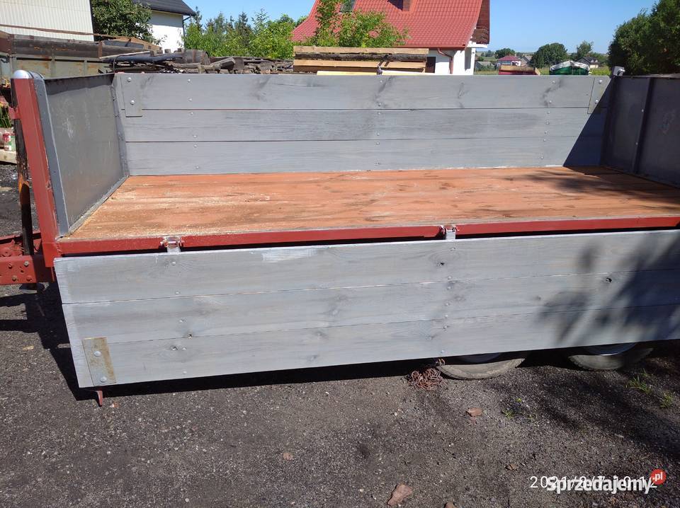 Przyczepa przyczepka rolnicza wywrotka wóz Krasnystaw