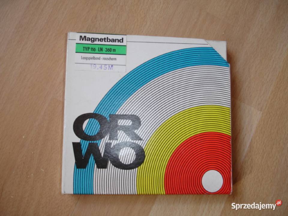 Taśma szpulowa BASFGRUNDIG 15 lubuskie Zielona Góra sprzedam