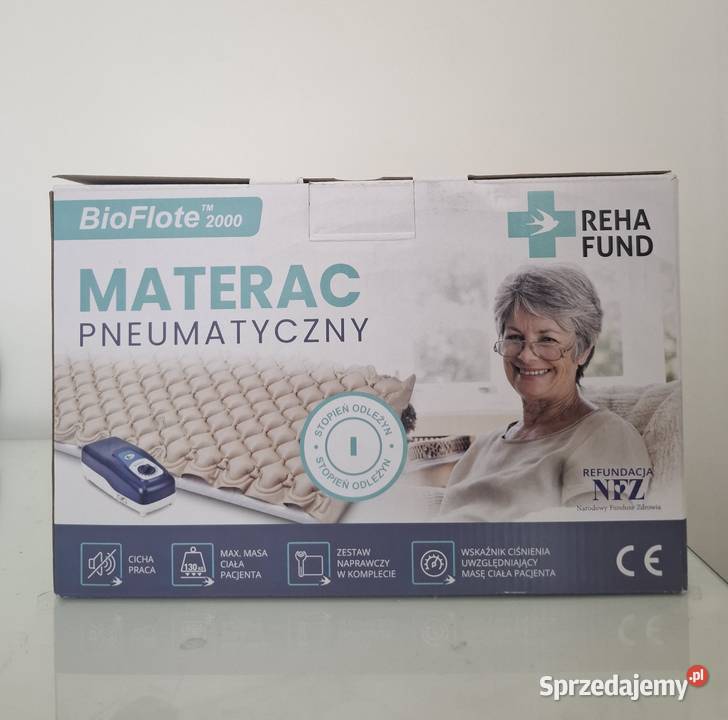 Materac przeciwodleżynowy pneumatyczny BioFlote Warszawa sprzedam