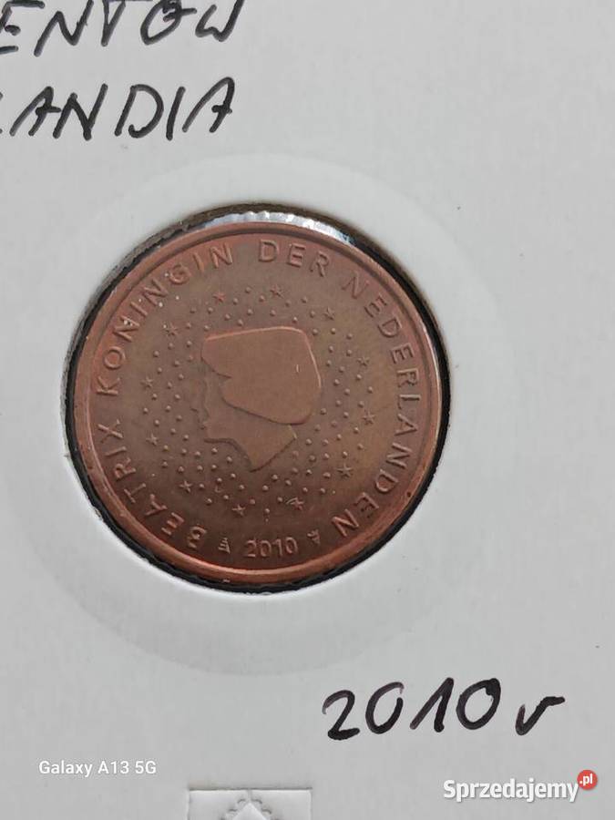 5 Eurocentów Holandia 2010 r Konin