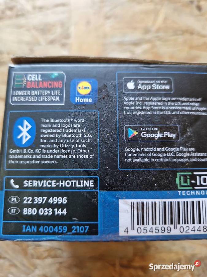 Akumulator LiIon Parkside PAPS 204 A1 20 V 4 Ah Głogowa