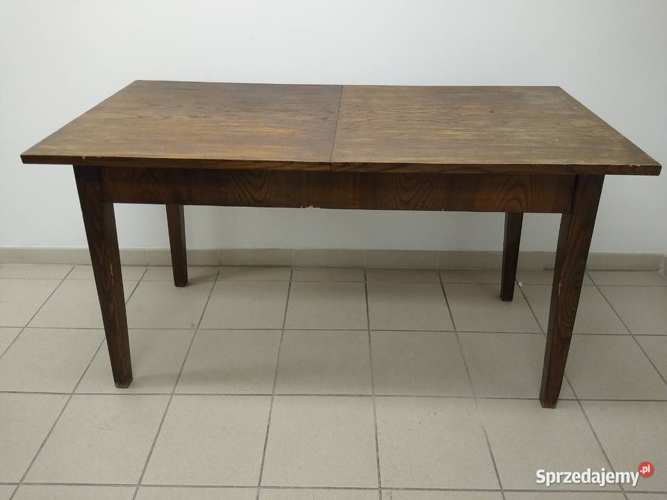 Stół drewniany PRL Retro Vintage do odrestaurowania