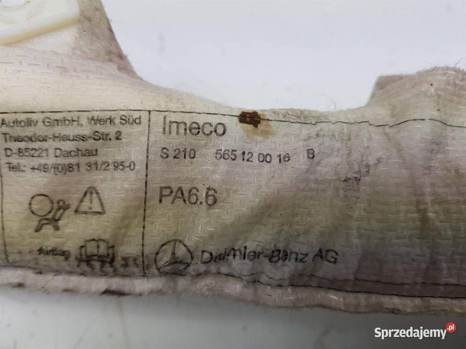 KURTYNA PRAWA 2108601305 MERCEDES BENZ E 220 CDI Pozostałe Lipno