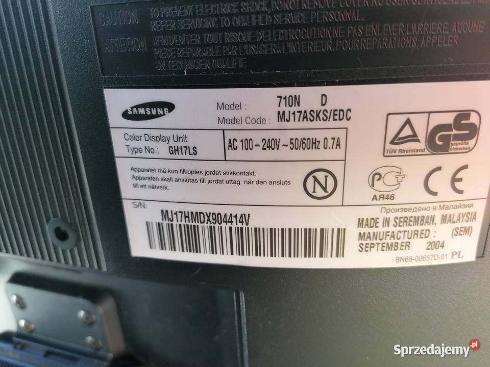 Retro monitory LCD różne przekątne ekranu różny