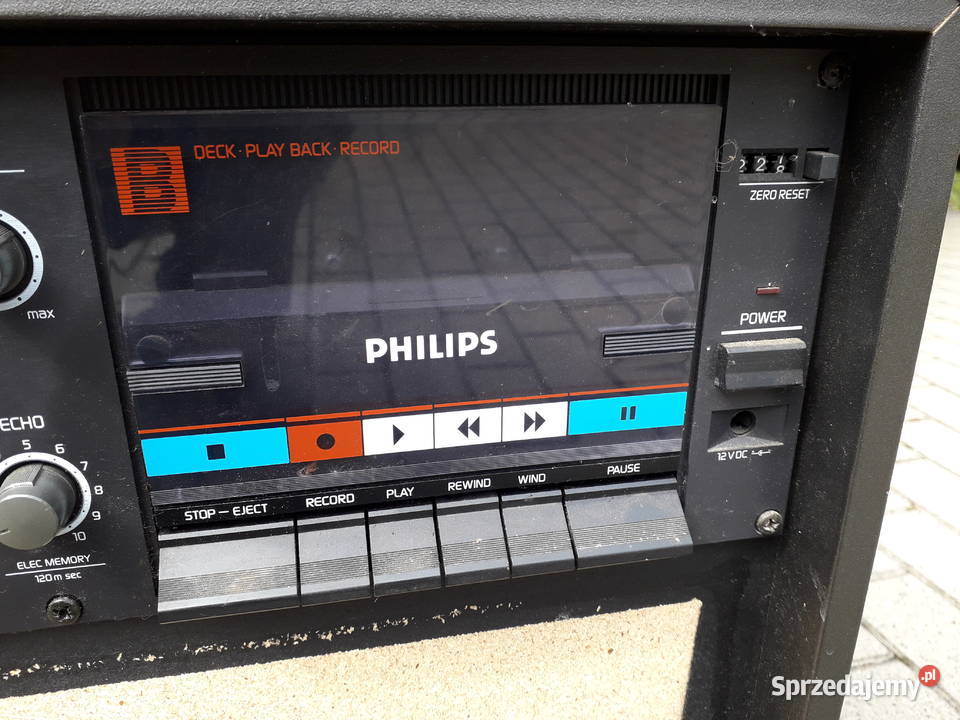 Przenośny wzmacniacz Philips z magnetofonami i Warszawa
