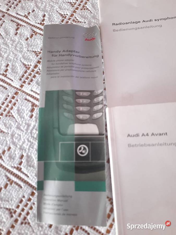Sprzedam instrukcje audi a4 b7 Będzin sprzedam