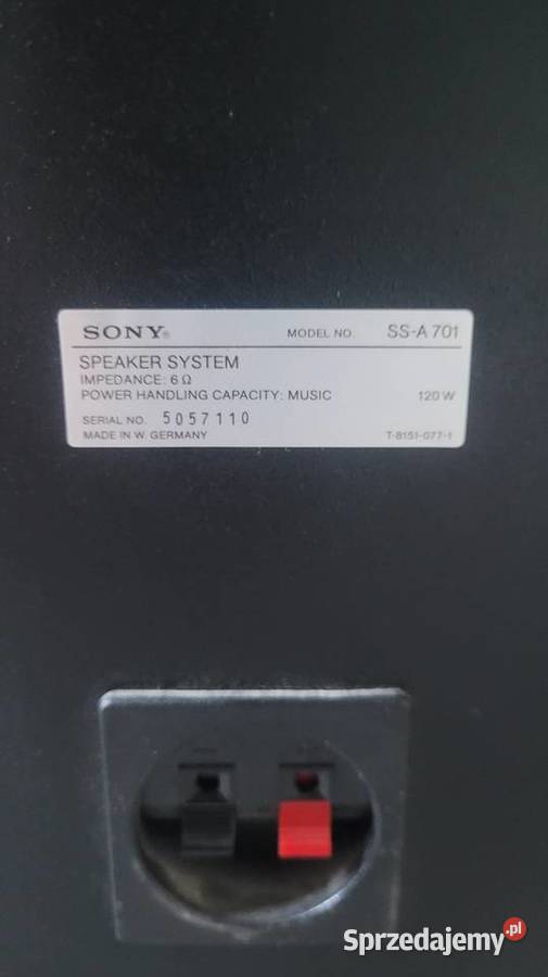 Głośniki Sony Kraków sprzedam