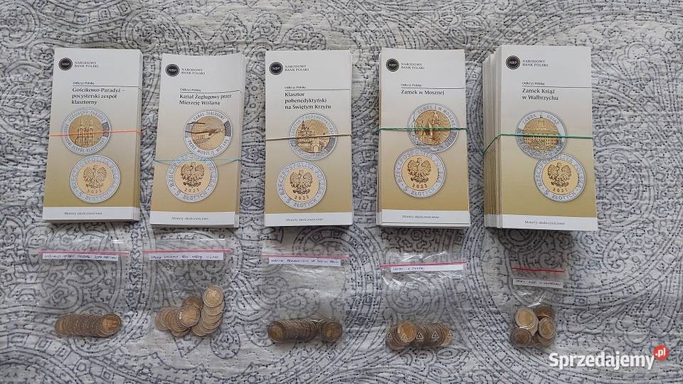 WYPRZEDAŻ monet 5 z serii Odkryj Polskęfolder