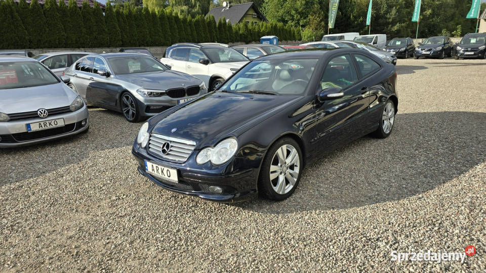Mercedes C 200 ksenon skóry navi W203 20002007 manualna Zieleniewo