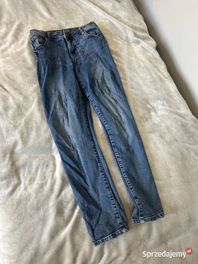 Spodnie jeansy dżinsy skinny rurki niebieskie Jasło sprzedam