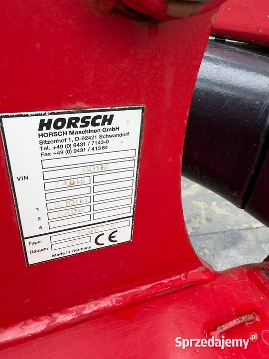 Agregat uprawowy Bezorkowy Horsch Terrano 5FM Agregaty dolnośląskie Nowa Ruda