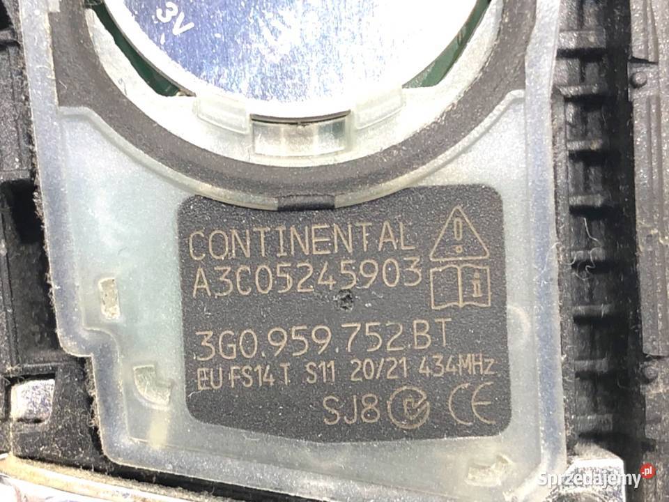 KLUCZYK VW ARTEON 3G0959752BT PILOT IMMOBILISERA osobowe