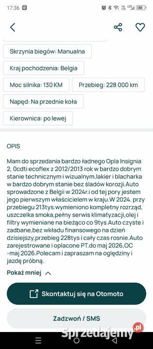 Opel Insignia 201213 20 cdti ecoflex Olkusz sprzedam