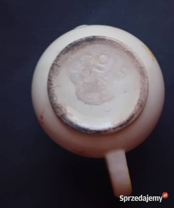 Patera fajansowy mlecznik art deco Spritzdekor Koźminek