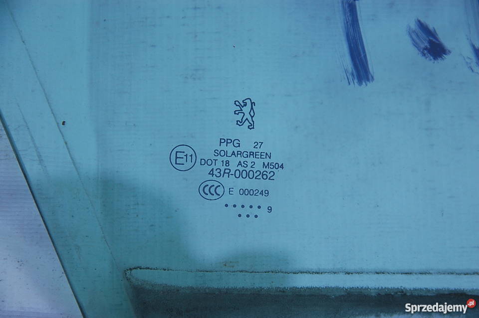 PEUGEOT 407 SZYBA PRZÓD PRAWA Rok produkcji 2009 Lublin