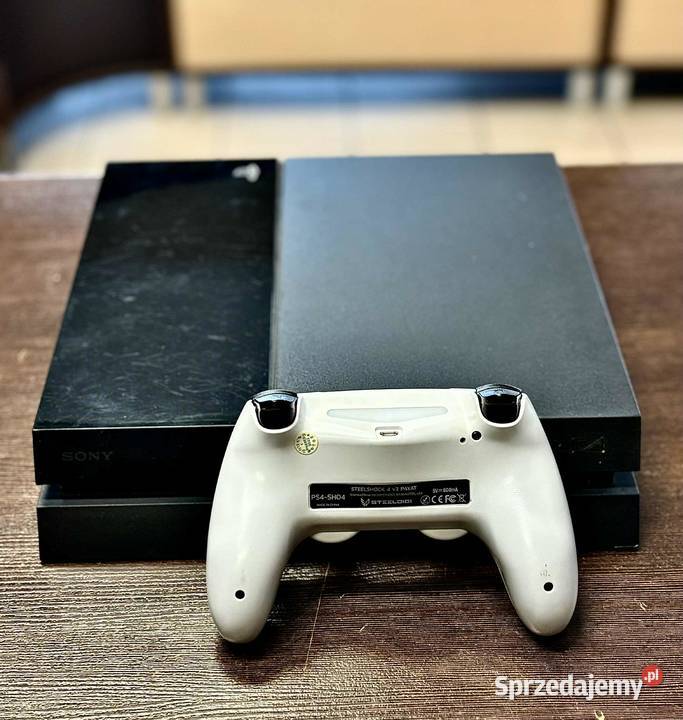 Konsola Sony PlayStation 4 500 GB czarny pad warmińsko-mazurskie Elbląg
