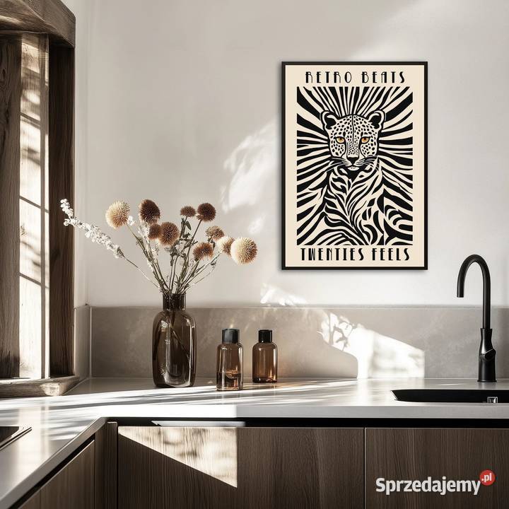 Plakat A4 Retro Roar