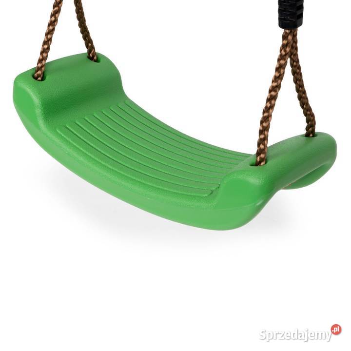 Wisząca ogrodowa huśtawka dzieci ławeczka deska zielony Poznań