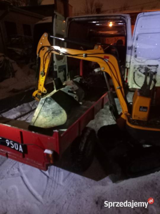 Usługi mini koparką Wykopy, roboty ziemne Sosnowiec