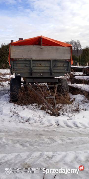 Przyczepa rolnicza D 50 Poniatowa