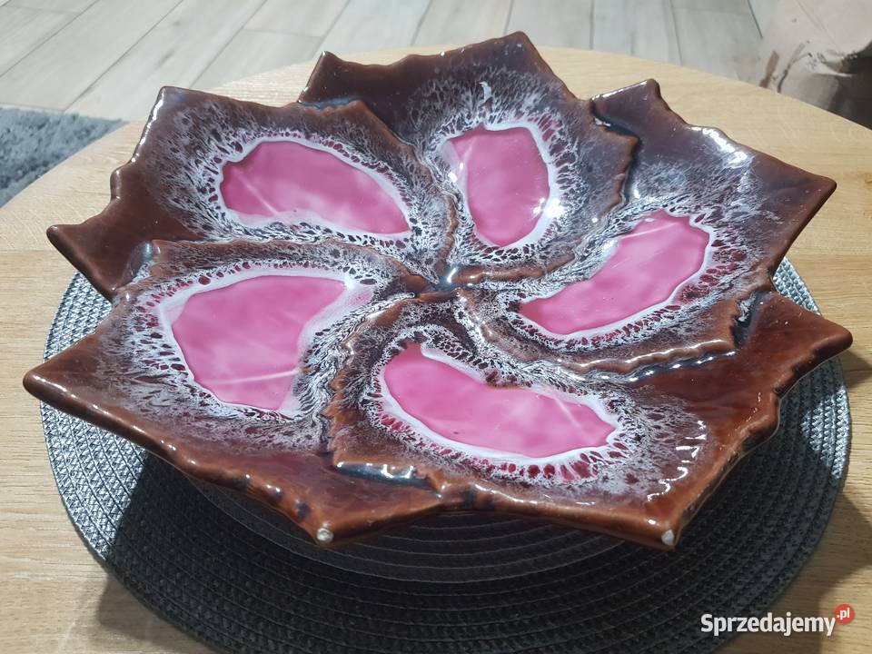 Patera na owoce ceramika Francuska Vallauris