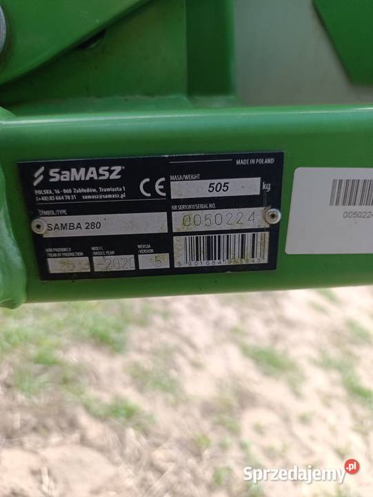 Samasz Samba 2 8 SaMasz podlaskie Krypno Kościelne