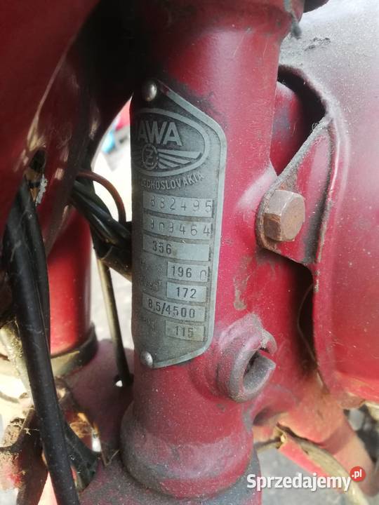 Jawa 175 model 356 1754km łódzkie Skierniewice
