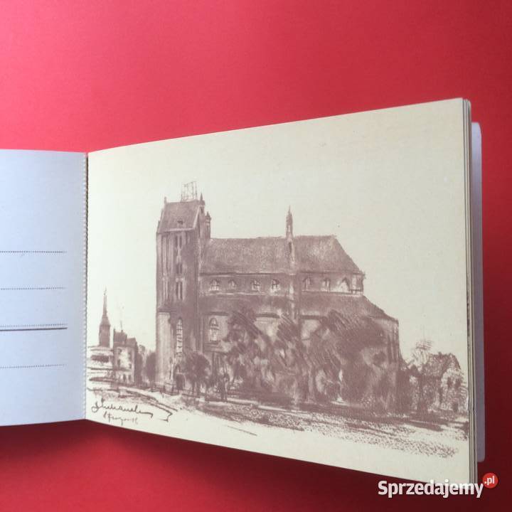 1501 Zestaw Widokówek Grafika Szczecin