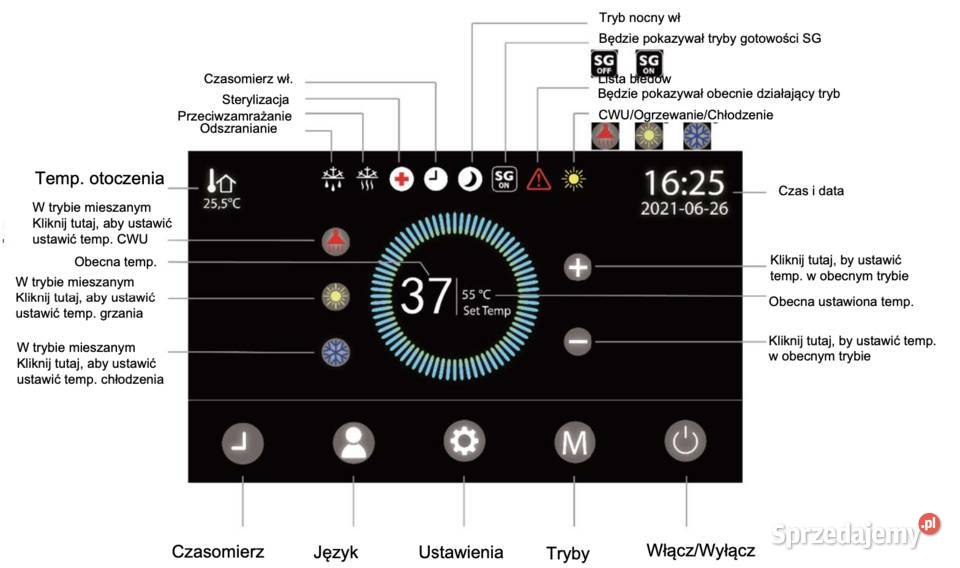 Najnowocześniejsza POMPA CIEPŁA NOBEL 12 kW R290 podkarpackie Rzeszów sprzedam