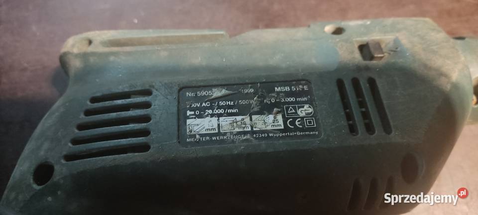 Wiertarka z udarem meister Craft msb 510e