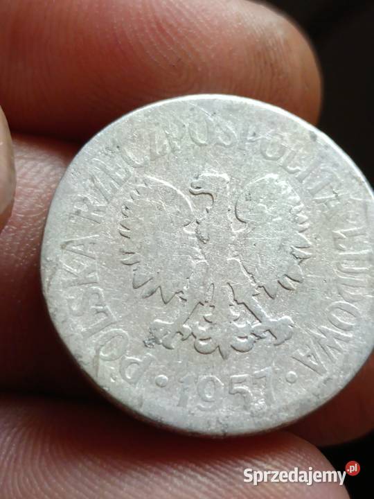 Sprzedam monetę 50 groszy 1957 mała skrętka jjjj