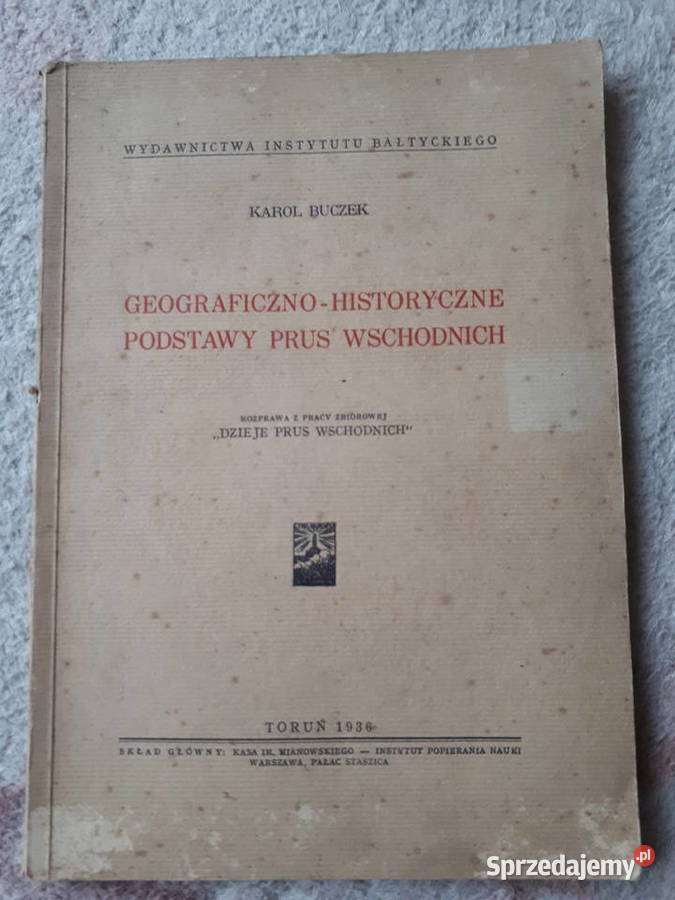 Geograficzno Historyczne Podstaw Prus Wschodnich małopolskie Golczowice sprzedam