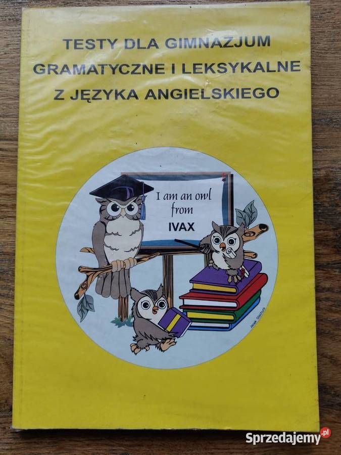 Testy Gimnazjum gramatyczne i leksykalne z j Książki do nauki języka obcego małopolskie