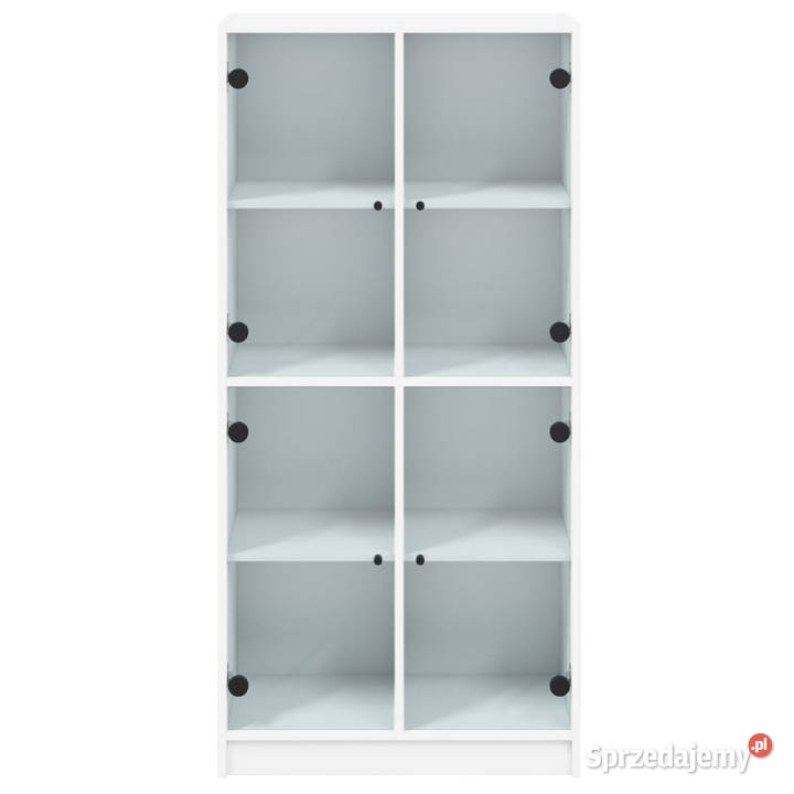 Szafka z drzwiczkami biała 68x37x142 WM3295857 mazowieckie Warszawa