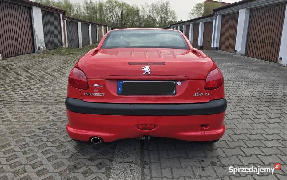 Peugeot 206 CC 16 Automat Skóra Grzane Fotele śląskie Mysłowice