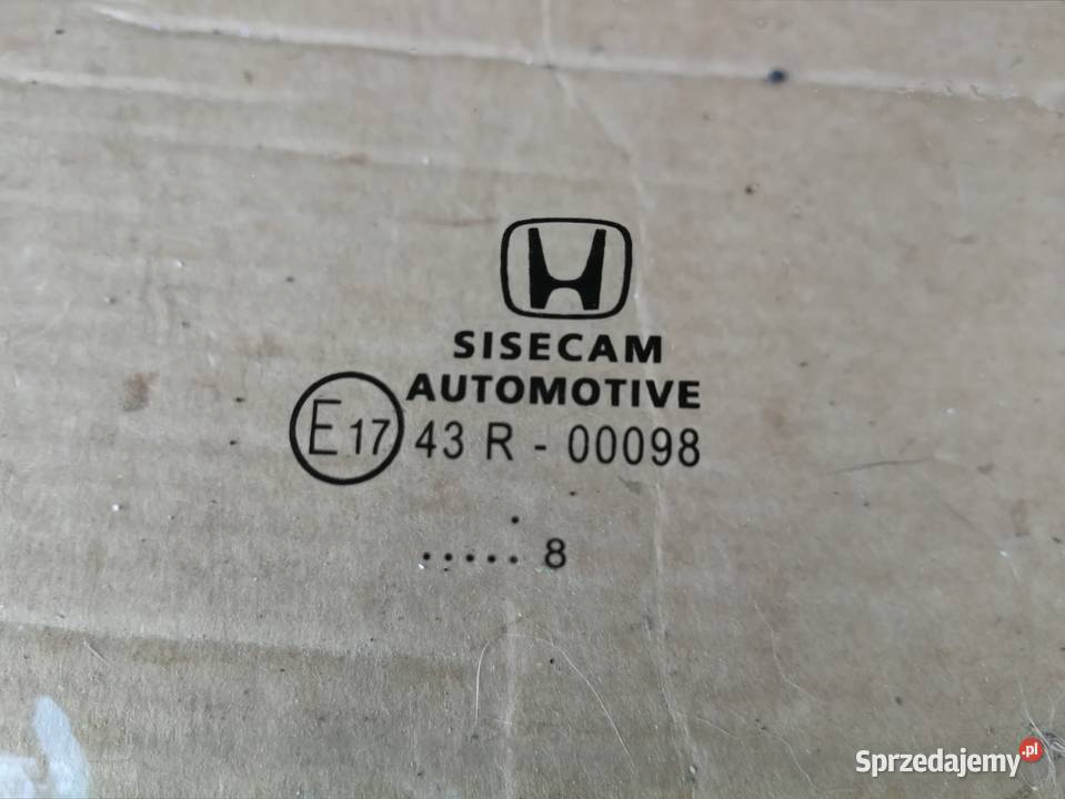 Honda Civic X 2018 sedan szyby drzwi Rok produkcji 2018 Jarosław