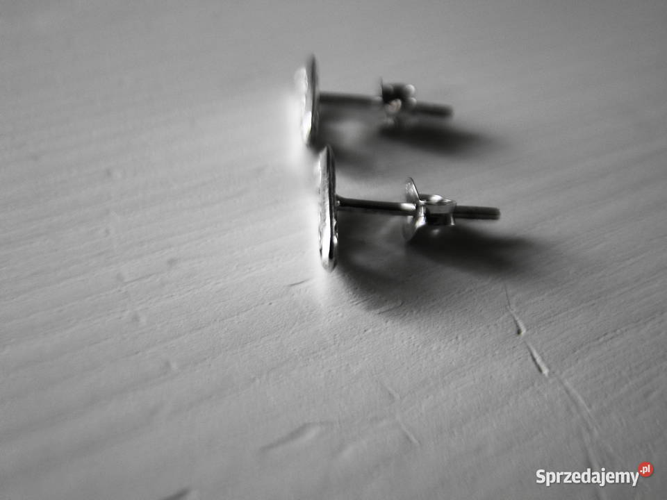 Śliczne ażurowe kolczyki srebro 925