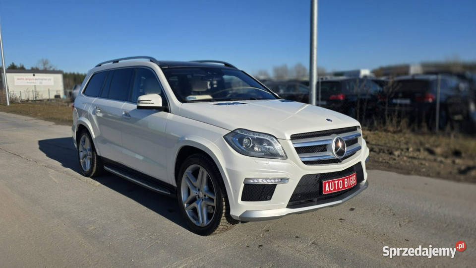 Mercedes GL 500 SALON POLSKA faktura vat biała Motoryzacja Lębork