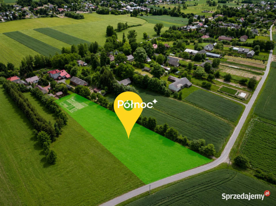 Działka budowlana 4400 m2 Krakowskie Krasnystaw sprzedam