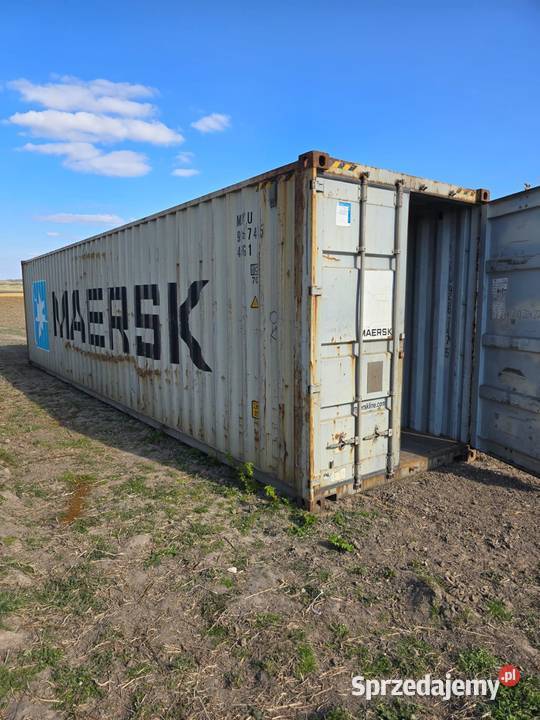 Kontener morski 40 stopowy wys 29 m transport Jabłonowo Pomorskie