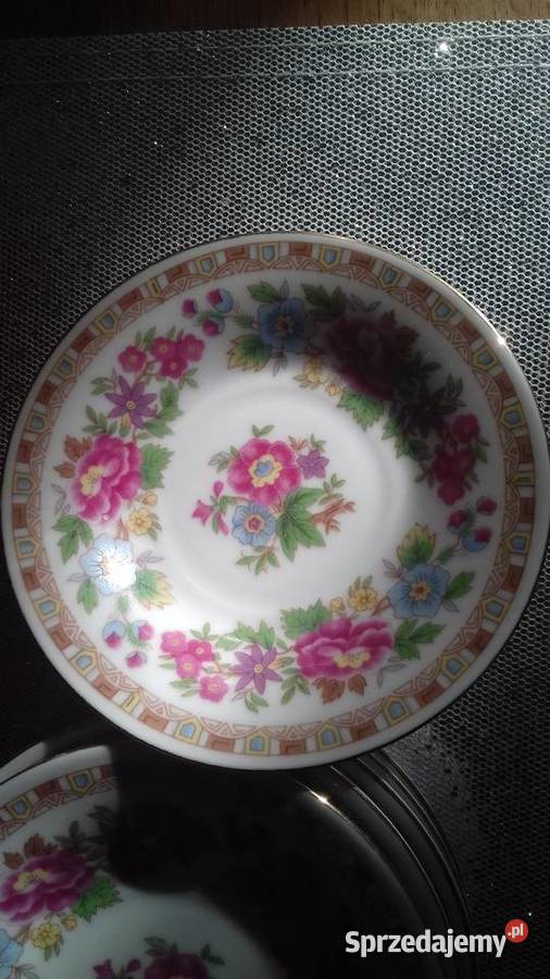 Talerzyki małe chińska porcelana 6 śląskie Bieruń