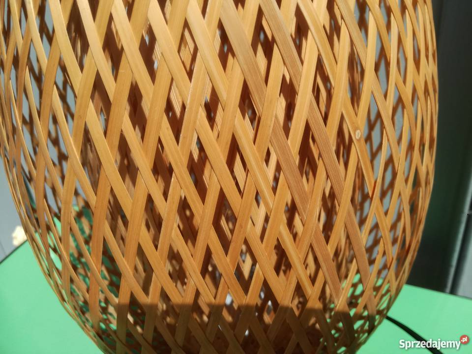 ŚLICZNA lampa wiklinowa Stargard