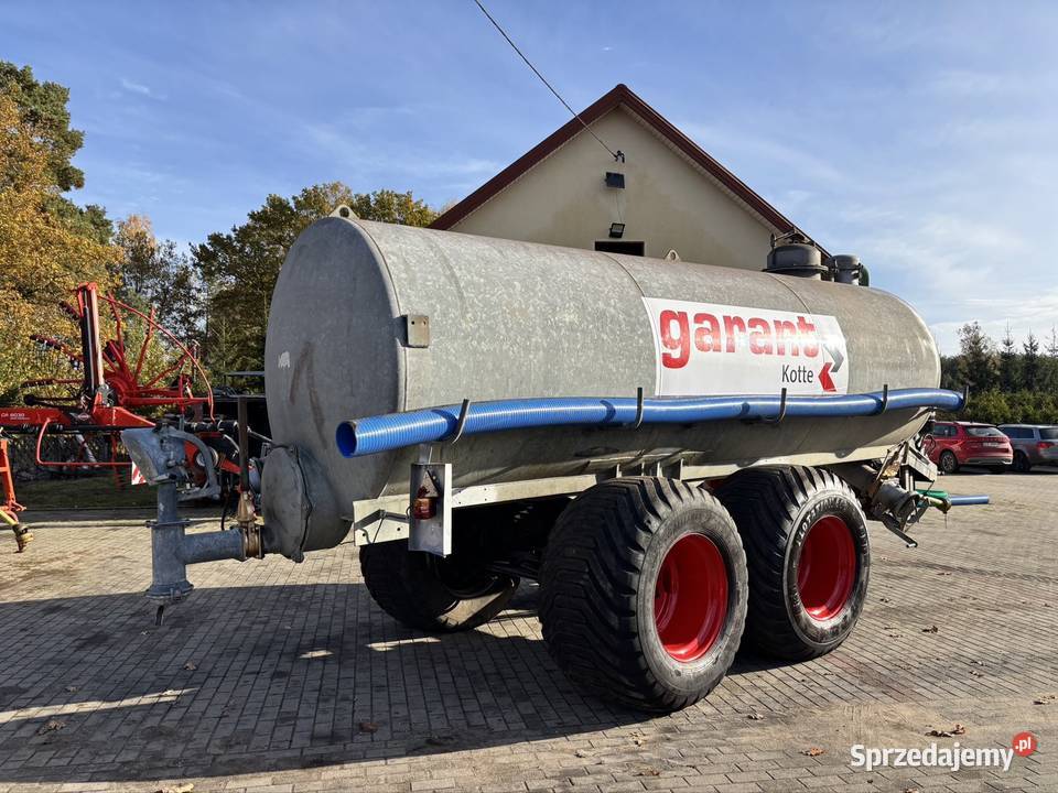 Beczkowóz 14000 litrów Kotte Garant beczka