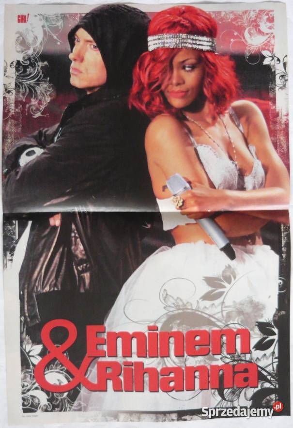PLAKATY EMINEM RIHANNA WYPRZEDAŻ ŚWIAT PLAKATÓW Bydgoszcz