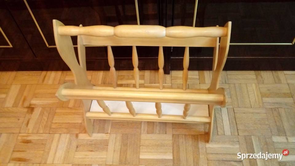 Gazetnik drewniany Warszawa sprzedam