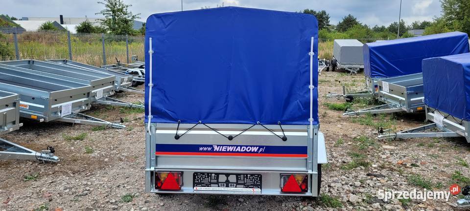 PROMOCJA NIEWIADÓW przyczepa 205x122 Rok produkcji 2022