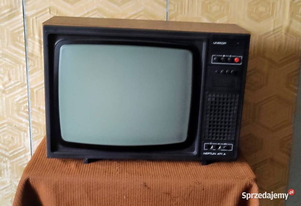 Zabytkowy stolik pod telewizorradio z okresu Pruszków