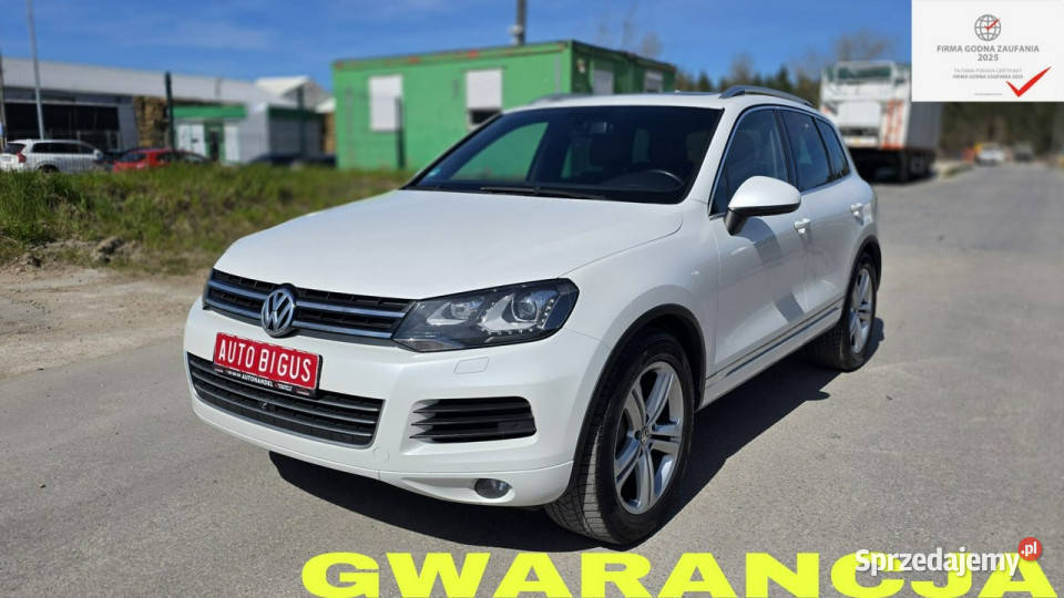 Volkswagen Touareg 4x4 ledy automat bixenon ASR (kontrola trakcji) Lębork