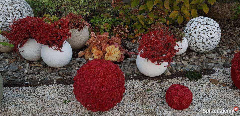 Kule ozdobne różane dekoracja do ogrodu Jaworze