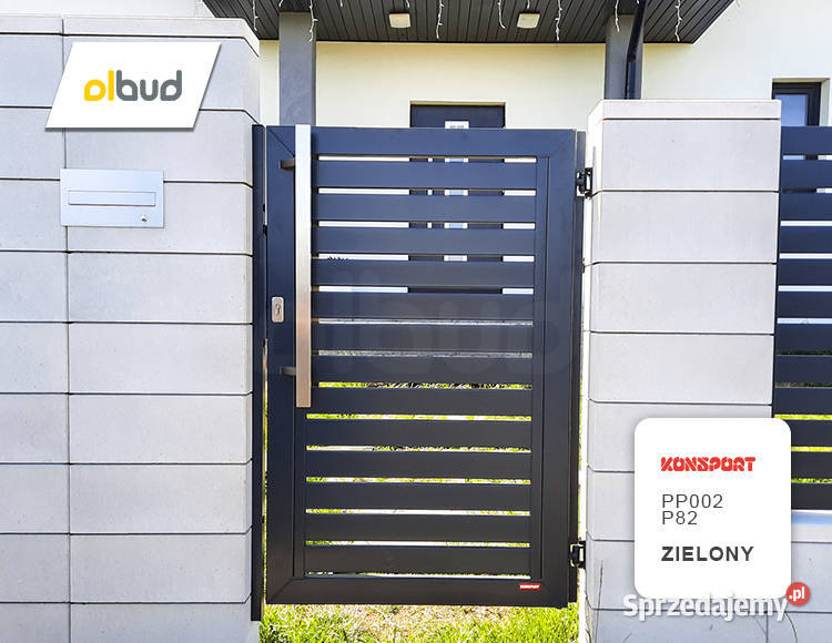 Ogrodzenie nowoczesne poziome KONSPORT P82 Hel